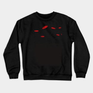 Red flower plant with pot Crewneck Sweatshirt